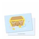 Studio Schatkist, Kadolabel minikaartje, Schat