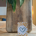 ViaSuuS hartjeslijn , Minikaart okergeel met petrol hartje