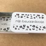 Pepermints, Bewaardoosje panterprint