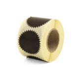 Sticker, kartelrandje zwart ( per 10 stuks )