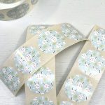 Stickers, rond 35 mm Konijntjes Bunny ( per 10 stuks )