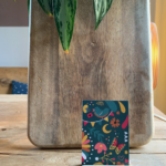 ViaSuuS Floral Suzie, minikaart petrol