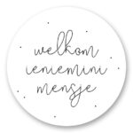 Studio Jans , stickers rond 45mm , Ieniemini mensje ( per 10 stuks )