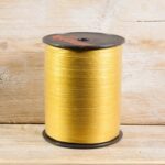 Krullint 10mm, Paperlook goud ( 5 meter )