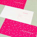 Kadobon leeg , Fel fluor roze