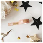 Miek in Vorm , Tape , Fijne kerst roze met goud