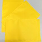 Kadozakje, Large 17cmx25cm , Effen fel geel ( per stuk )