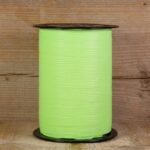 Krullint 10mm, Paperlook,  zacht linde groen ( 5 meter )