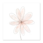 Studio Jans , Minikaartje , Margriet licht roze