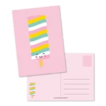 Studio Schatkist, Kaart A6 , Twister ijsje roze