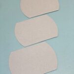 Paper poetry,  kadodoosje / gondeldoosje Small , Grijs gerecycled karton  ( per stuk )