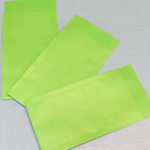 Kadozakje, Small 7cmx13cm, effen fel groen ( per stuk )