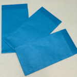 Kadozakje, Small 7cmx13cm, effen fel blauw ( per stuk )