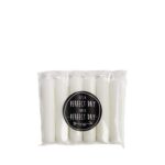 Rustik Lys , kleine dinerkaarsjes in een set van 6 stuks `Wit`