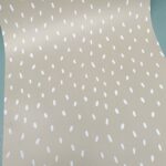 Kadopapier / inpakpapier `Nola mist` zacht grijs / greige  ( 30cmx1meter)