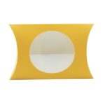 Kadodoosje / gondeldoosje Large `Window` Oker ( per stuk )