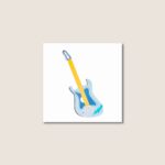 WoWgoods `Tattoo Gitaar` tijdelijke tattoo