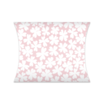 Kadodoosje / gondeldoosje Medium `Flower power` Roze