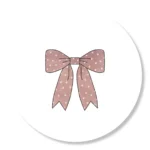 Studio Jans, sticker 45mm ` Strikje`  ( per 10 stuks )