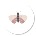 Studio Jans, sticker 45mm ` Vlinder`  ( per 10 stuks )