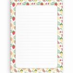 Notitieblok A5 met  Fruitprint