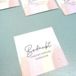 By Streepjes Designs, vierkant kaartje 10cmx10cm `Bedankt voor een geweldig schooljaar` ( exclusief envelop )