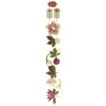 Paper Poetry sticker `Kerstroos / helleborus mix`  ( mix van 10 stuks )