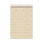 Kadozakje, Large 17cmx25cm `Super stars` paperwise / goud  ( per stuk )