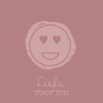ViaSuuSlijn `Don`t worry, Be happy!` vierkante kaart 10cm `Liefs voor jou`oud roze,  per stuk