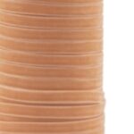 Velvet / fluweel band lint ,  9 mm dik `Apricot` oranje zacht roest   ( 2 meter )