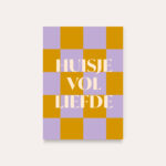 HeyDay ( voorheen DeQu ) Studio, kaart A6 `Huisje vol liefde`