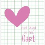 JUDITH maakt , A6 kaart `Voor altijd in ons hart`