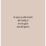 Hartgedichtje , A6 kaart `Ik wens je alle kracht`