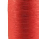 Krullint 10mm paperlook,  rood  ( 5 meter )