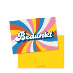 Studio Schatkist, Kaart A6 `Bedankt`