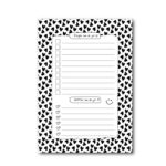 Winkeltje van Anne, notitieblokje A6 hartjes  `Klusjes van de juf`