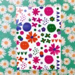 ViaSuuSlijn `Summer Festival`A7 klein kaartje witte basis