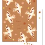 Liefs Karlijn , Kerstkaart A6 `Peace joy love` vogels