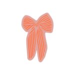 Stickers 4,35 cm x 6,72 cm `Strik` poeder roze / nude oranje  ( set van 10 stuks )