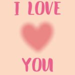 Studio Pippa, A6 kaart `I love you`