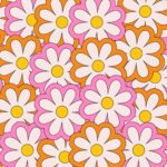 Studio Pippa, A6 kaart `Bloemetjes over elkaar`