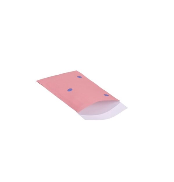 Kadozakje, Small 7cmx13cm `Dotties stippen blauw op roze`  ( per stuk ) - Afbeelding 1