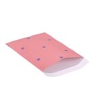 Kadozakje, Medium 12cmx19cm `Dotties stippen blauw op roze`   ( per stuk )