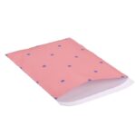 Kadozakje, Large 17cmx25 cm `Dotties stippen blauw op roze` ( per stuk )