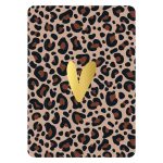KP Kaart A6 `Panterprint` leopard mokka bruin zwart