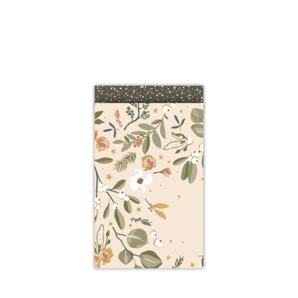 Kadozakje, Medium 12cmx19cm `Let`s decorate naturel`  ( per stuk ) - Afbeelding 1