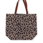 Leopard panter print tas ( 48x15x38cm)