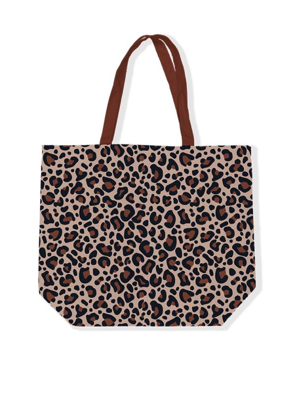 Leopard panter print tas ( 48x15x38cm) - Afbeelding 1