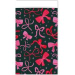 Kadozakje, Medium 12cmx19cm `Strikken roze / rood` op donkere basis ( per stuk )