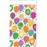 Kadozakje, Medium 12cmx19cm `Ballonnen feest`   ( per stuk )